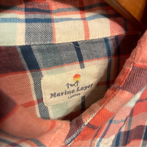 Marine Layer Linen Shirt | Larger | GUC - Picture 3 of 3